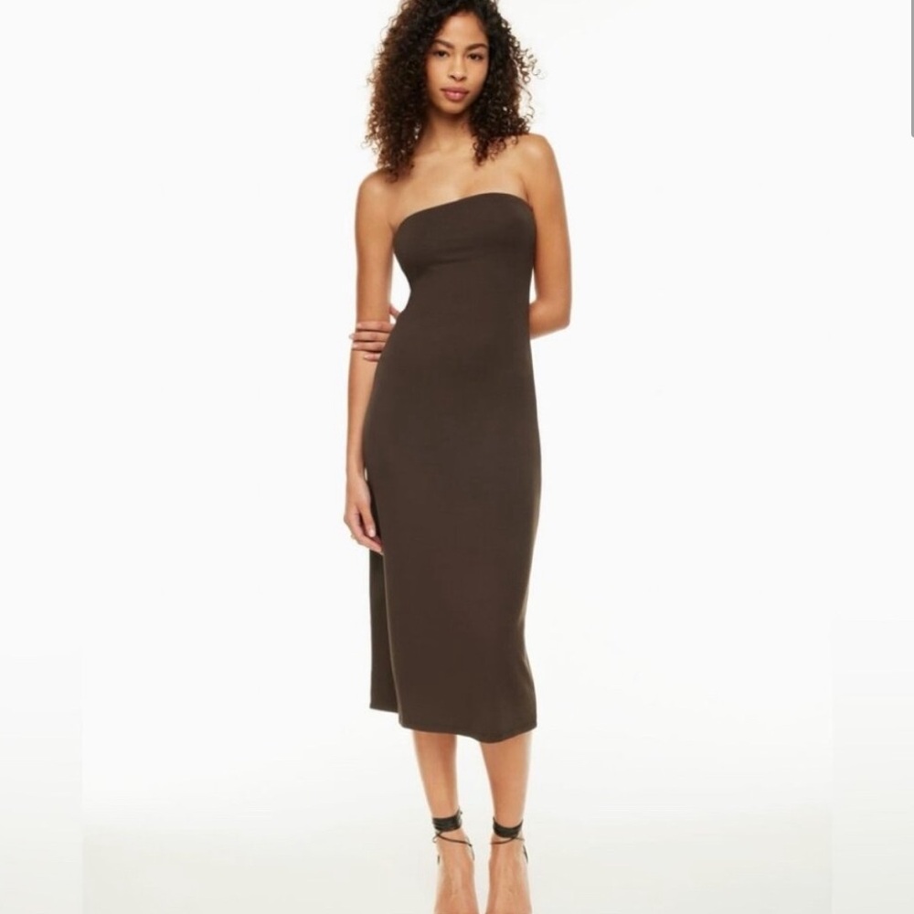 Wilfred Corulli Dress. NWT XXS, dark brown
